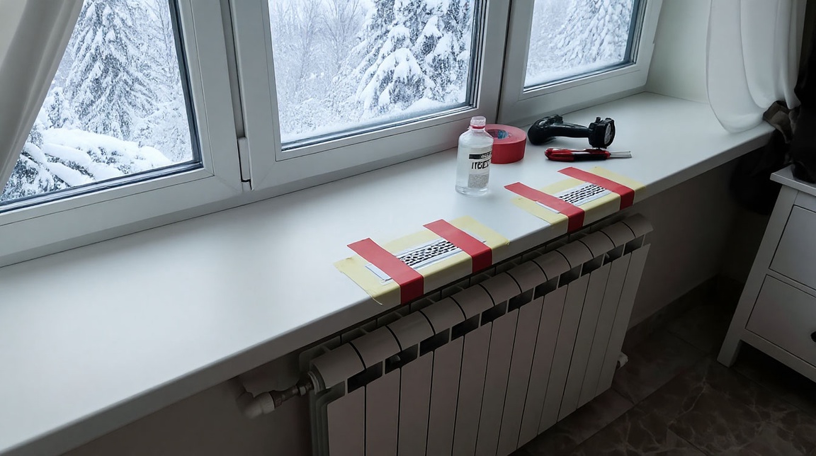 Изготовление и монтаж подоконников, отливов и откосов